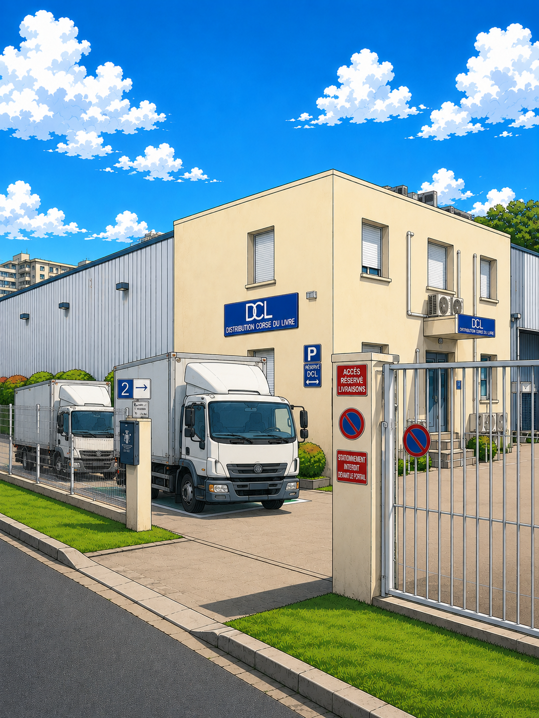 Dépôt et camion DCL